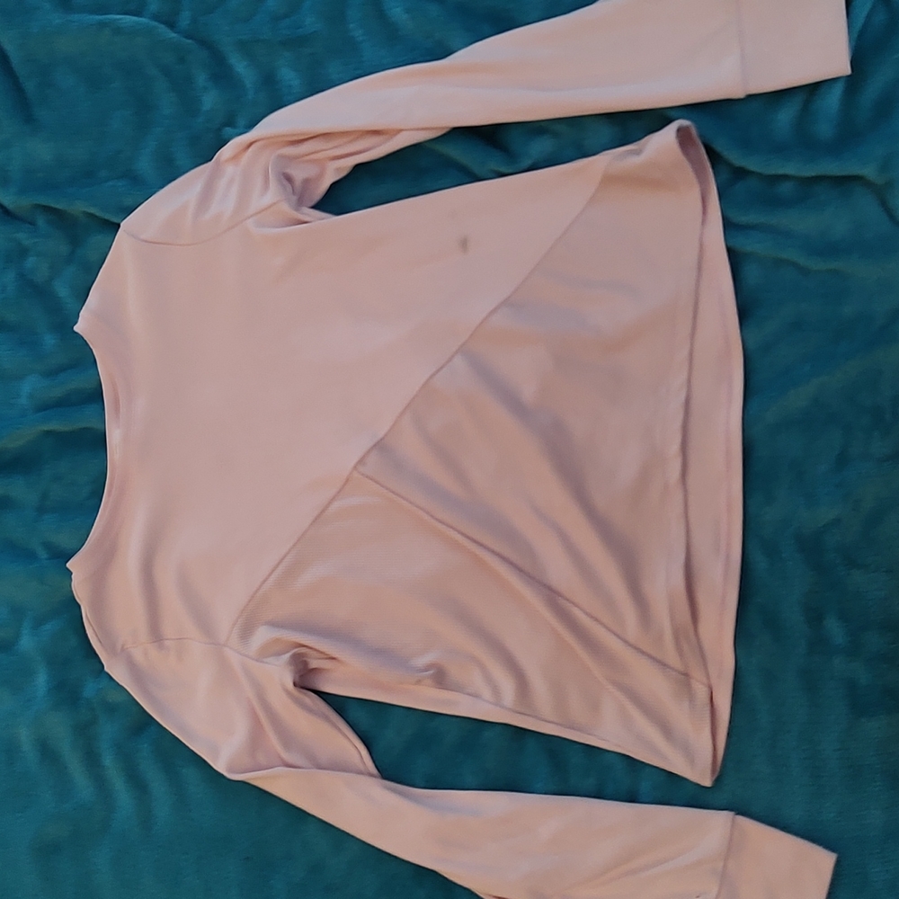Cool pink silky long sleeve